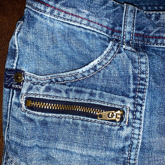 Billabong Adorable Denim Mini Skirt Size 7 - Picture 7 of 16